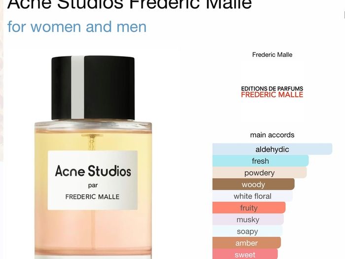 Frederic Malle Acne Studios