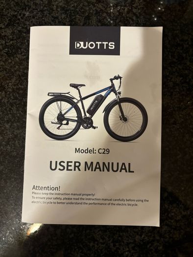 Duotts e-bike dual battery