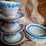 Rare Vintage Wedgewood Queensware Cups/saucers/plates Image 2