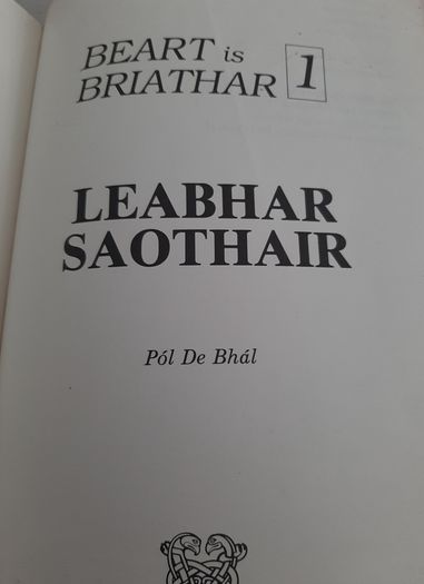 Vintage Gaeilge school book 1990