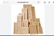 Solid Pine Louvre Doors