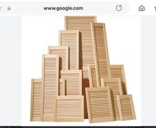 Solid Pine Louvre Doors