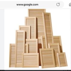 Solid Pine Louvre Doors