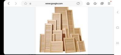 Solid Pine Louvre Doors