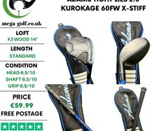Adams Tight Lies 2.0 #3 Wood 14 Degree / Kurokage 60FW X-Stiff