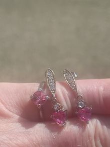 Amethyst Sterling Silver Ring and Matching earrings