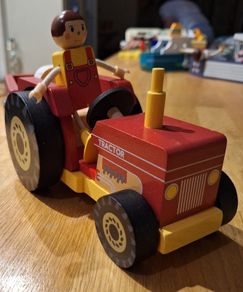 Little Town Wooden Tractor Set
