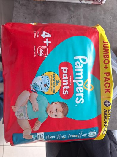 Pampers pull ups size 4 +
