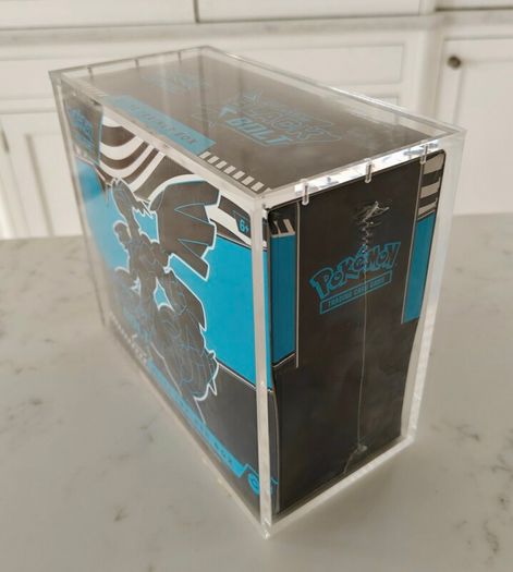 Pokemon TCG Scarlet and Violet Black Bolt Elite Trainer Box ETB Sealed abd Premium Magnetic Acrylic Case