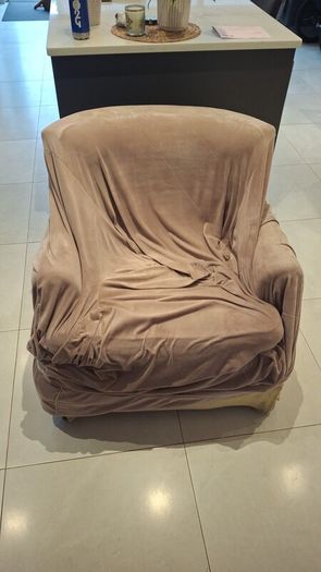 Armchair with cover
