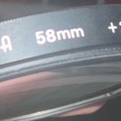 58mm hoya +2 macro filter