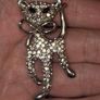 Ladies Cat Brooch Image 3