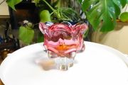 Vintage Chechoslovakian Glass Vase - J. Hospodka, Chribska