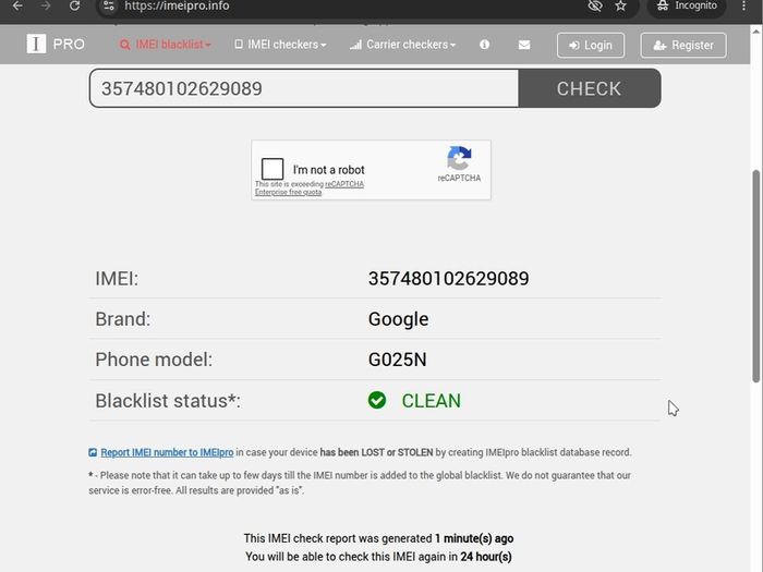 Google Pixel 4A, Just Black, 6/128 (Unlocked)