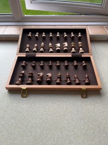 Gokl quality Wooden box Chess Set as New