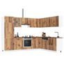 14 Piece Kitchen Cabinet Set Old Wood Image 3