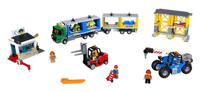 Lego City 60169: Cargo Terminal (2017) 100% Complete (NO BOX)