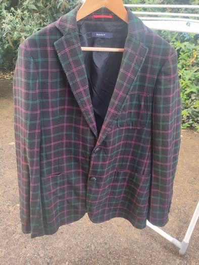 Gant Classic Weekend Check Wool Blazer