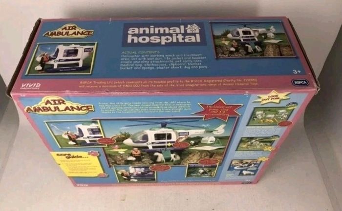 RSPCA Animal Hospital Air Ambulance & Scooter Rescue + Accessories boxed New