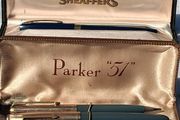 Parker 51 Fountain Pen and Propelling Pencil(Mid Century)