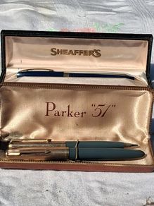 Parker 51 Fountain Pen and Propelling Pencil(Mid Century)