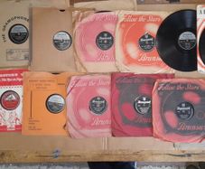 Rock & Roll 78 rpm records.