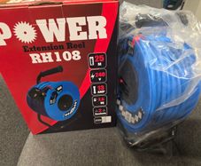 POWER RH108 25m Heavy Duty Extension Cable Reel Brand New