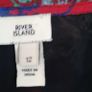 dress riverisland size 12 big fitting will suit 12 or 14 elasticated waist to back worn once Image 2
