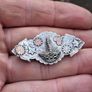Victorian Nine Carat Gold And Srerling Silver Brooch Image 8
