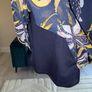 Ladies Navy & Mustard Chiffon Top from Dunnes Stores. Size UK 20-22 / EU 48-50 Image 10