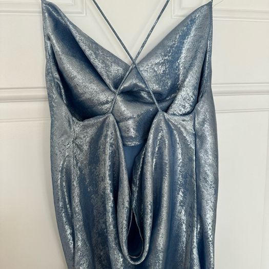 Zara metallic mini dress S