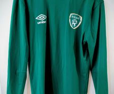 Rare Ireland Euro 2012 baselayer football jersey Umbro Lycra Mix xl mens