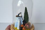 handmade air dry clay ghosts!