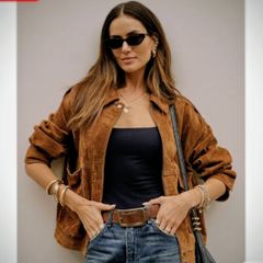 Zara suede bomber jacket