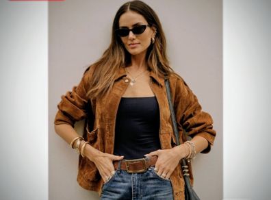 Zara suede bomber jacket