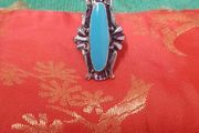 Vintage ring with a blue Stone