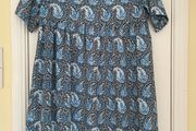 Tunic Short Sleeve Blue Size 14