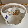 Aynsley Shell Cottage Garden Fine Bone China Basket Dish Image 6