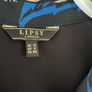 Lipsy Dress in Size 12 - worn only once, gorgeous shades of blue on black background Image 3