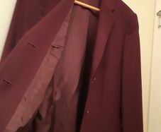 Burgundy / Plum Blazer 10/12 Tailored