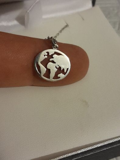 silver chain and pendant
