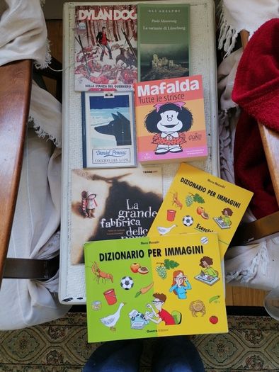 books and comic - Italian language