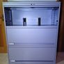 Steel Slider 3 Drawer Filing Cabinets Image 4