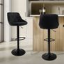 2 x  Bar Stool  velvet high quality  well-upholstered Image 2