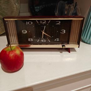 Retro vintage Japanese Rhythm wind-up musical clock 1960s