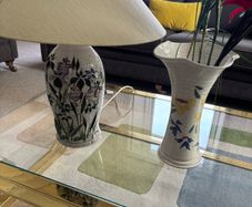 Pair of Judy Greene Galway hand thrown ceramics.