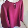 Boohoo Burgundy top Size 8 UK Image 3