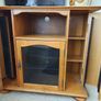 Solid Wood TV Media Cabinet with CD Storage Image 4