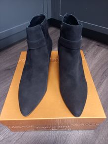 Black Suede Ankle Boots