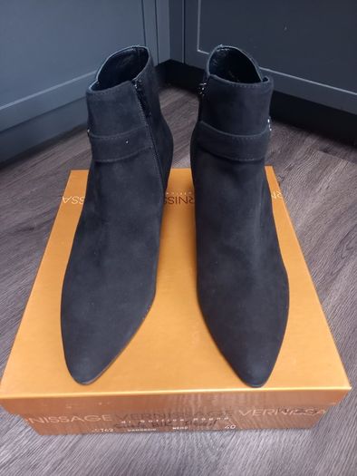 Black Suede Ankle Boots